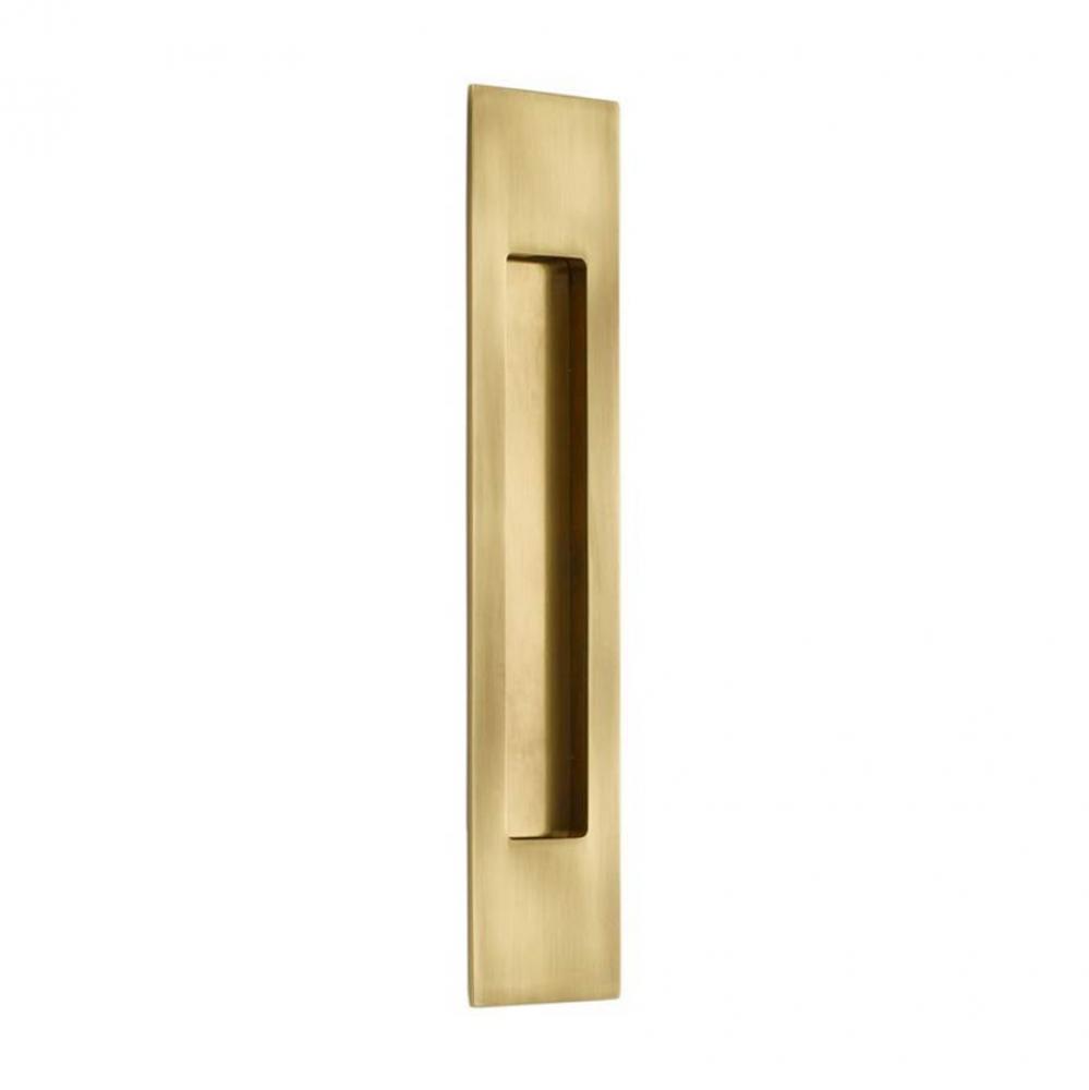 Brass Modern Rectangular Flush Pull 10&apos;&apos;, US7