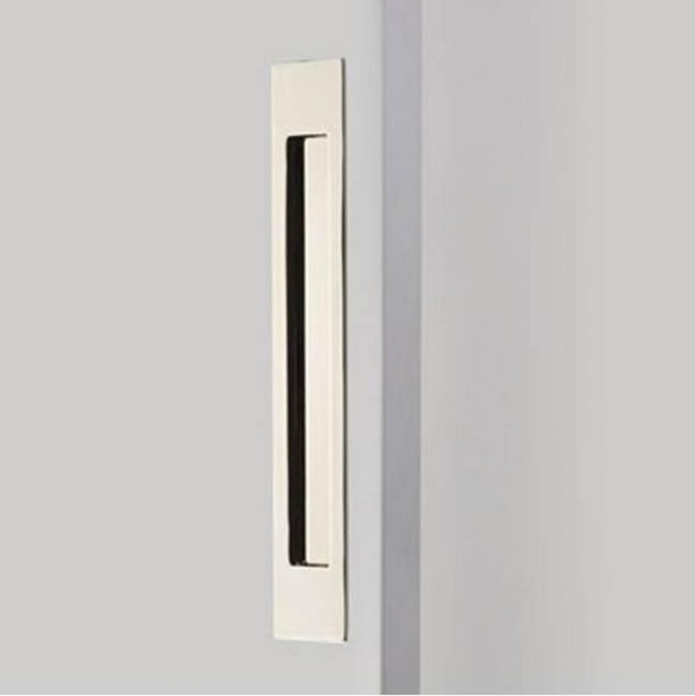 Brass Modern Rectangular Flush Pull 14&apos;&apos;, US14