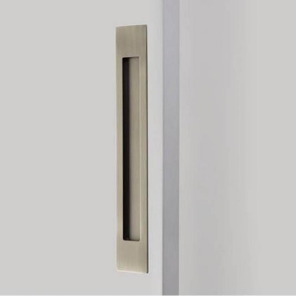 Brass Modern Rectangular Flush Pull 14&apos;&apos;, US15A