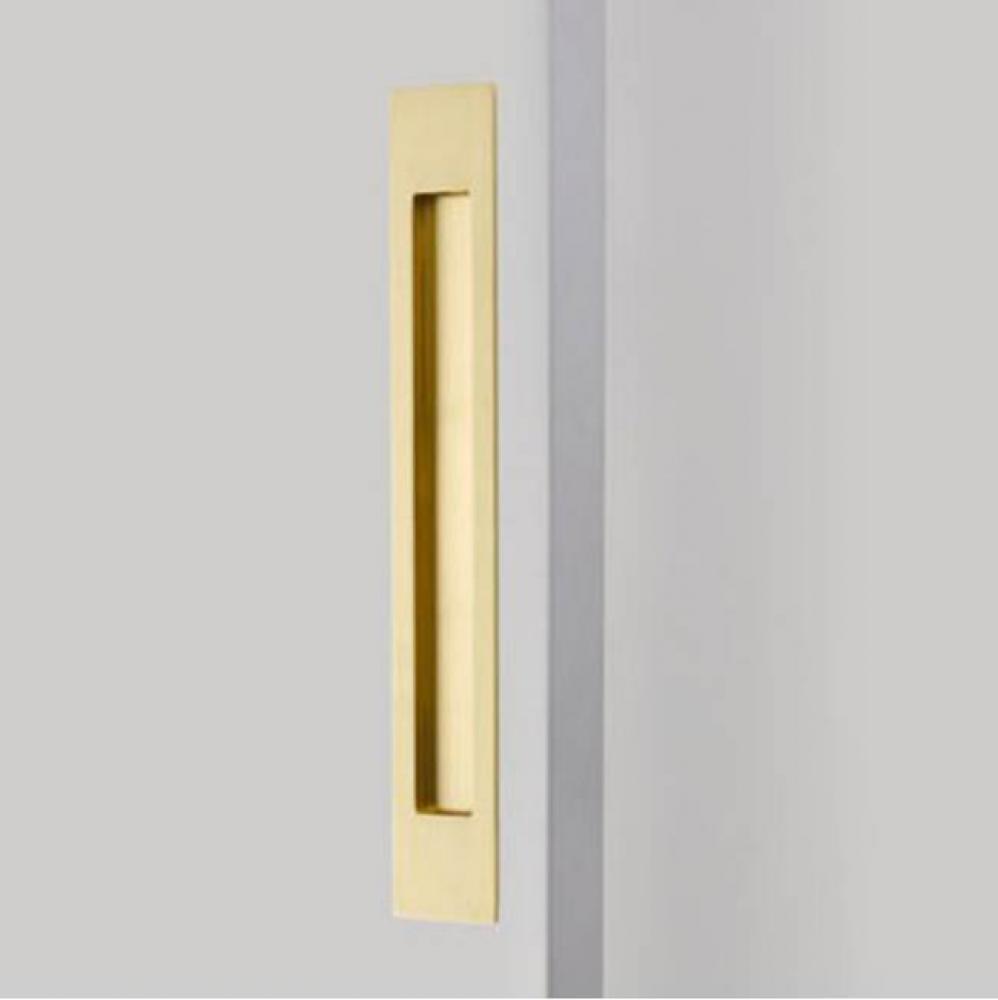 Brass Modern Rectangular Flush Pull 14&apos;&apos;, US4