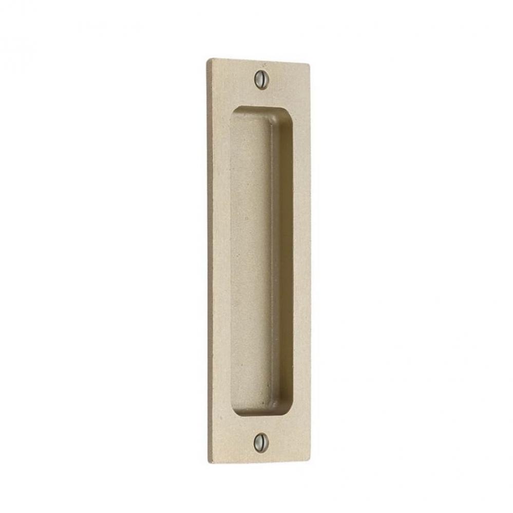 Sandcast Bronze Rectangular Flush Pulls -6&apos;&apos;, TWB