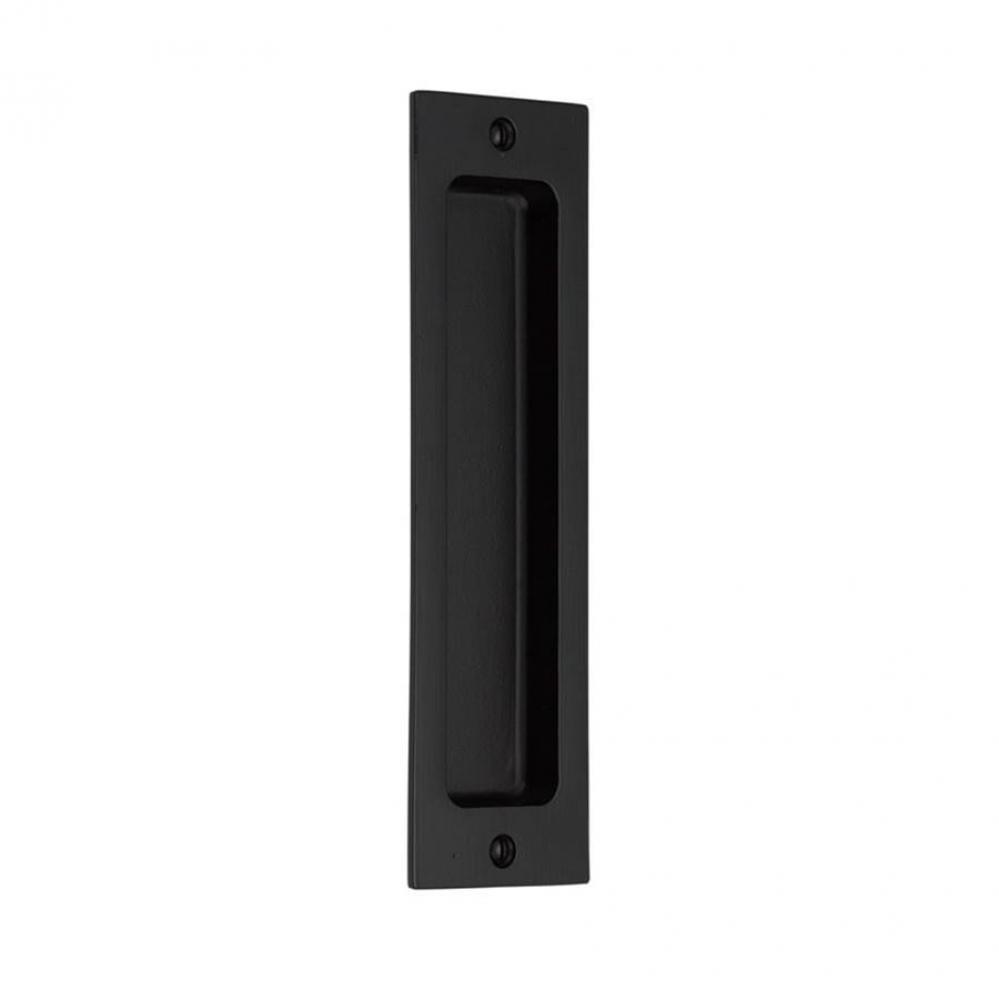 Sandcast Bronze Rectangular Flush Pulls -8&apos;&apos;, FB