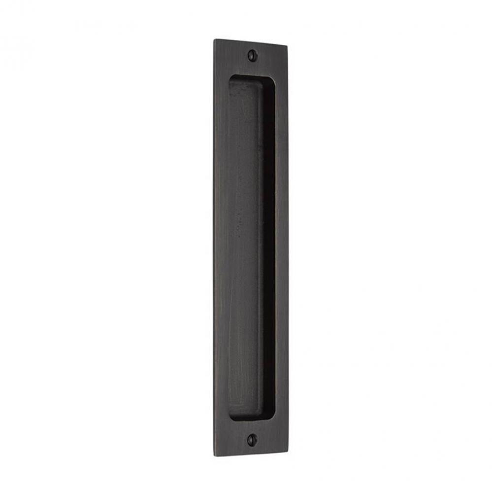 Sandcast Bronze Rectangular Flush Pulls -10&apos;&apos;, TWB