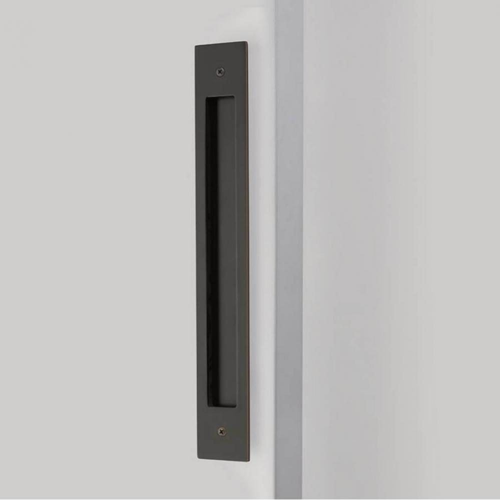 Modern Rectangular Flush Pull for Door Pull, 12&apos;&apos; C-C, US10B