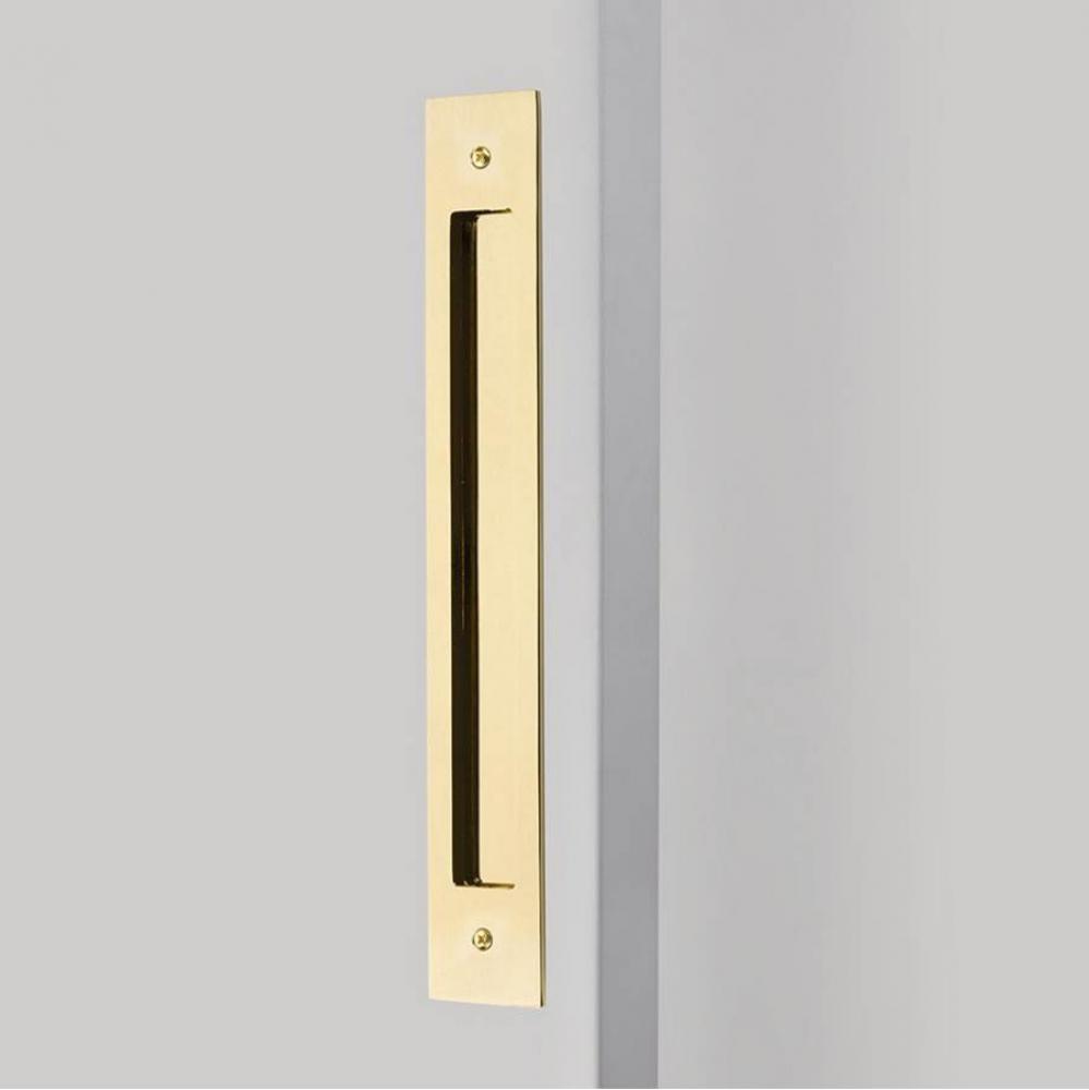 Modern Rectangular Flush Pull for Door Pull, 12&apos;&apos; C-C, US3NL