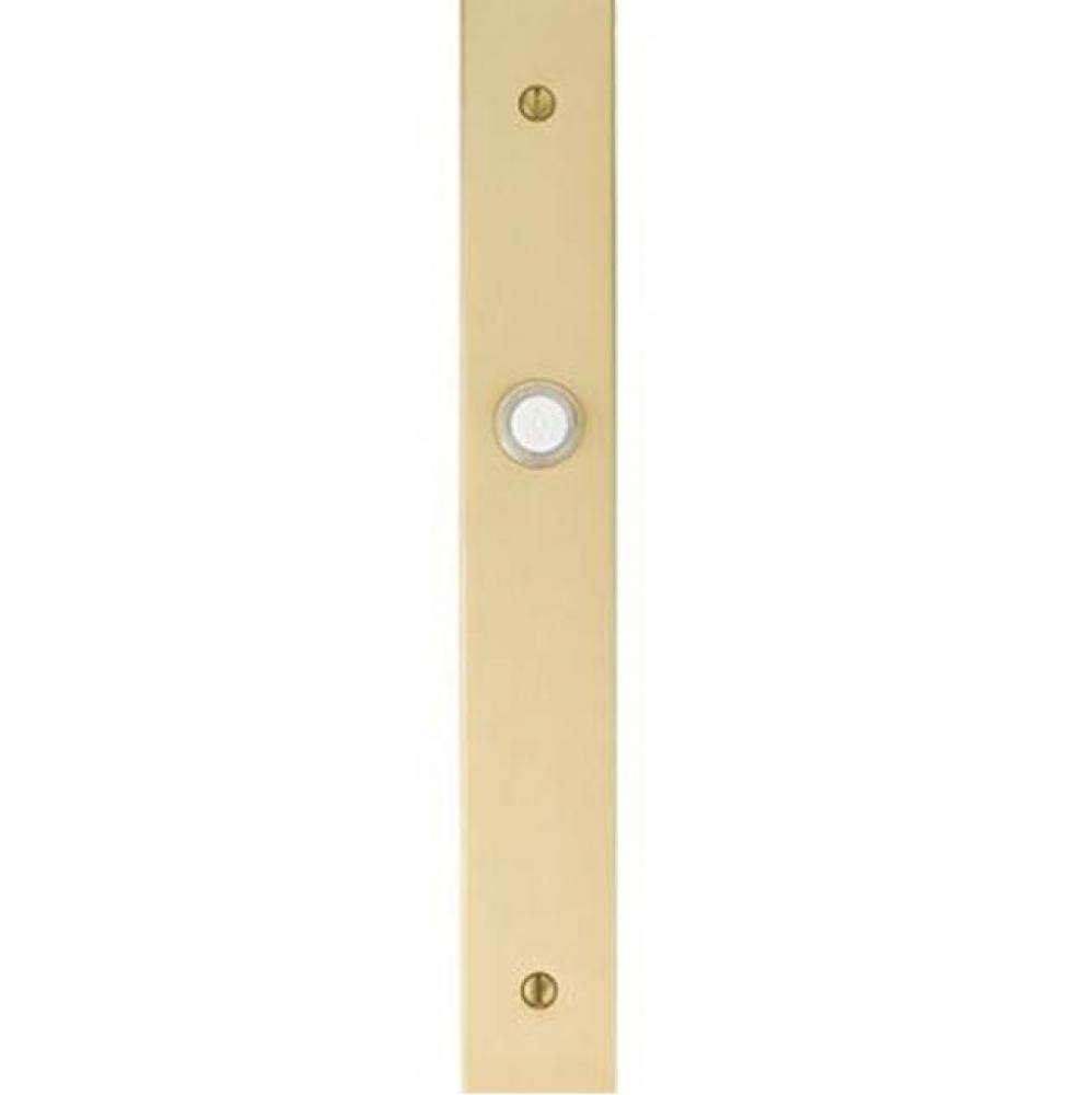 Stretto Brass Doorbell 1-1/2&apos;&apos; x 11&apos;&apos;, US19