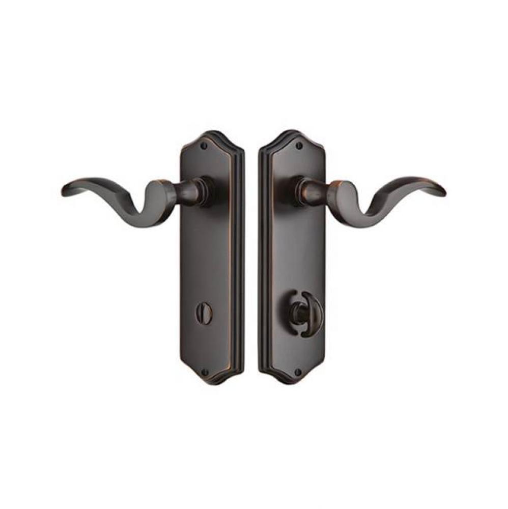 Privacy, Sideplate Locksets Colonial Non-Keyed Thumbturn 3-3/8&apos;&apos; C-C, Coventry Lever, US