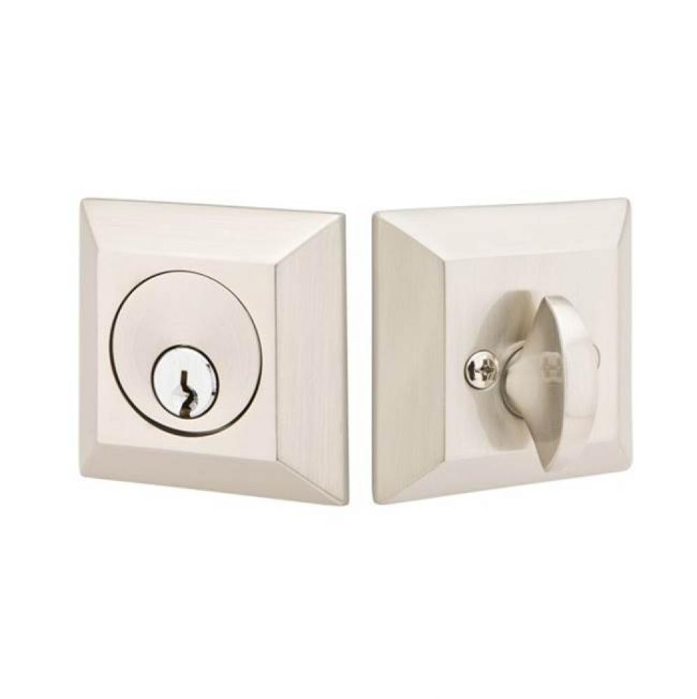 Brass Quincy Rose Deadbolt, Dbl, US4