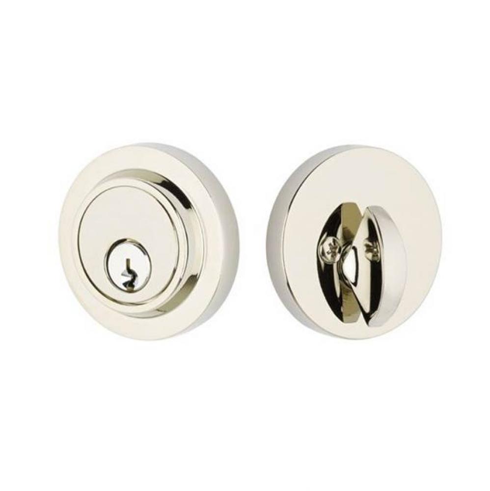 Weiser Keyway, Modern Rnd Deadbolt, Sgl, US14