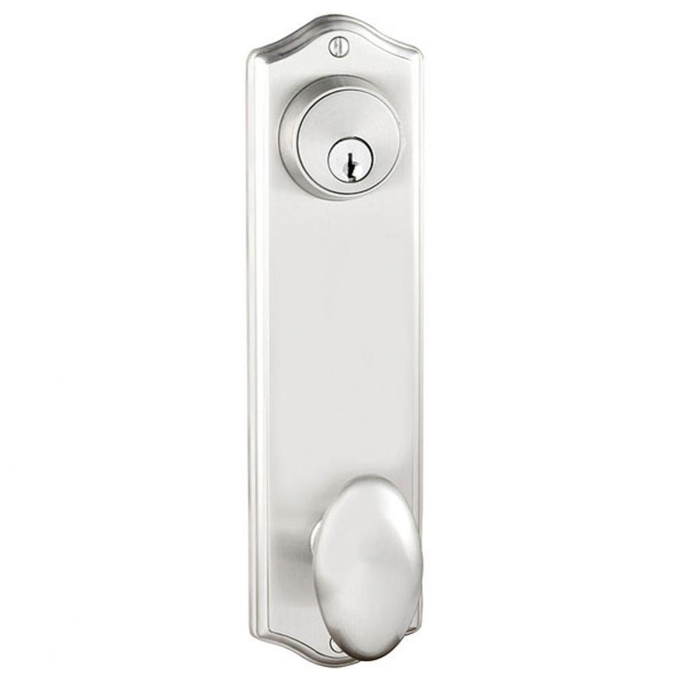 Passage Single Keyed, Sideplate Locksets Colonial 5-1/2&apos;&apos; Center to Center Keyed, Argos