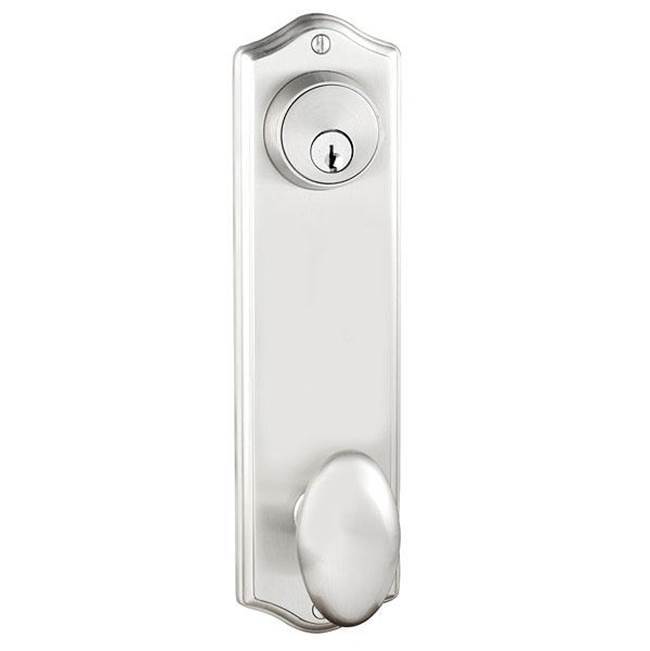 Passage Double Keyed, Sideplate Locksets Colonial 5-1/2'' Center to Center Keyed, Poseid