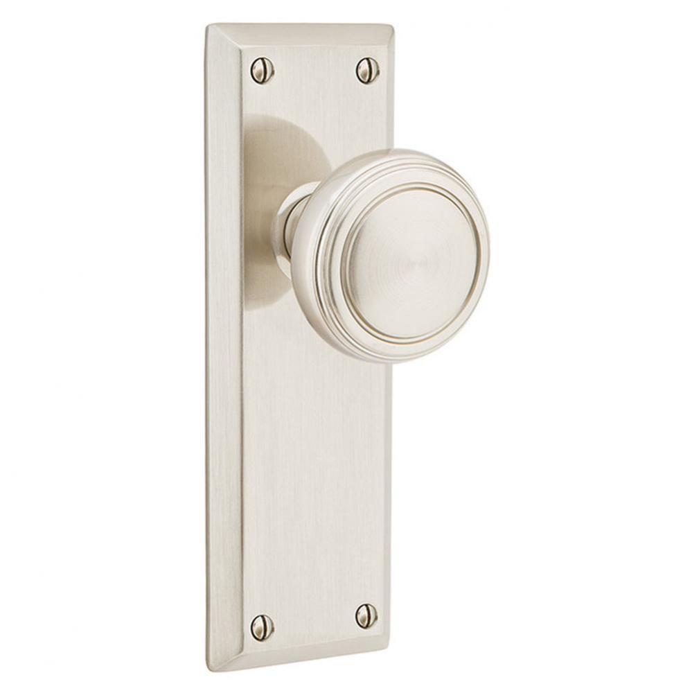 Passage, Sideplate Locksets Quincy Non-Keyed 7-1/8&apos;&apos;, Wembley Lever, US15A