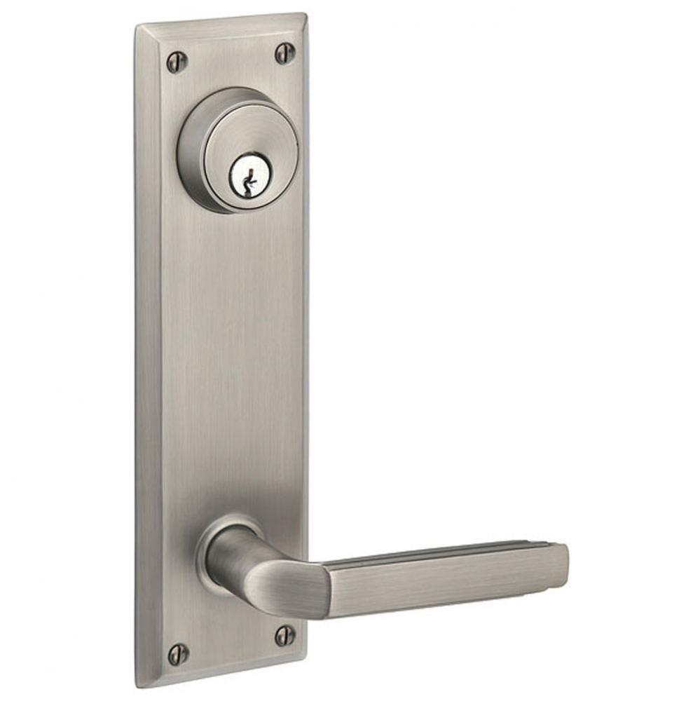 Passage Double Keyed, Sideplate Locksets Quincy 5-1/2&apos;&apos; Center to Center Keyed, Argos Le