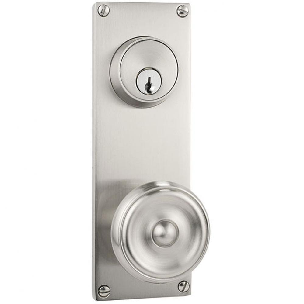 Passage Single Keyed, Sideplate Locksets Modern 3-5/8&apos;&apos; Center to Center Keyed, Sion Lev