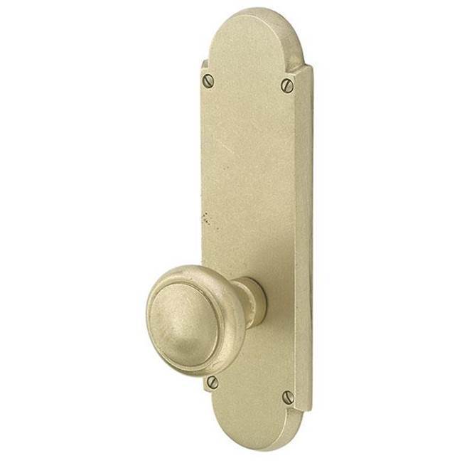 Privacy, Sideplate Locksets No.5 Non-Keyed 9-1/4&apos;&apos;, Modern Square Crystal Knob, TWB