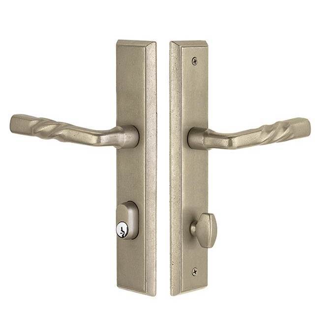 Entry KyOS, Stretto, Sandcast Bronze Rectangular 10&apos;&apos; Plt, Durango Lvr, RH, FB