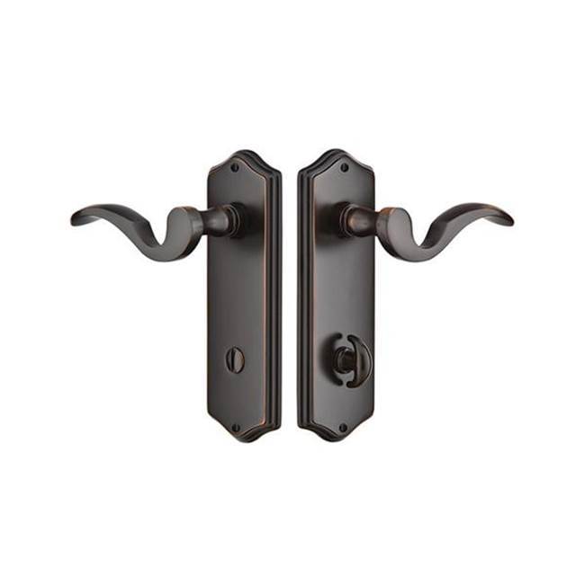 Privacy, Sideplate Locksets Colonial Non-Keyed Thumbturn 3-3/8&apos;&apos; C-C, Breslin Lever, US1