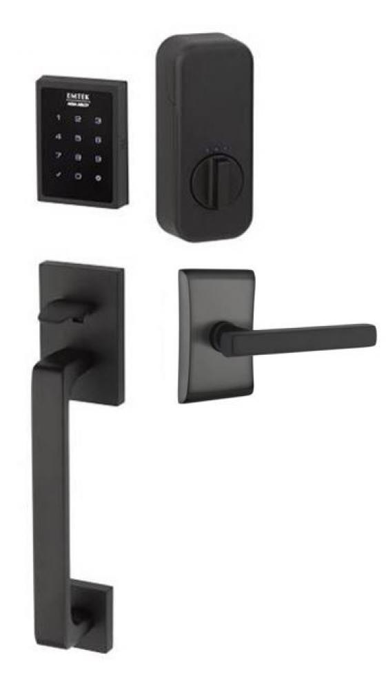 Electronic EMPowered Motorized Touchscreen Keypad Smart Lock Entry Set with Baden Grip - works wit