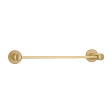 Emtek 2802106US10B - Brass Modern TowelBar, Hammered Rosette, 18'', US10B