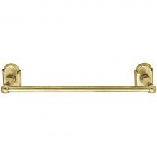 Emtek 260216US10B - Brass TowelBar, Lan Ros, 18'' 10B