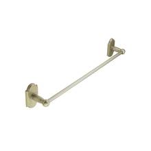 Emtek 230211FB - Brz Towel Bar, Rose 1, 18'', FB