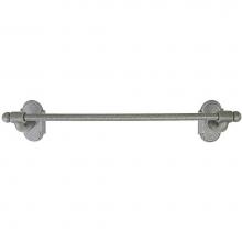 Emtek 250231FB - Stl Towel Bar, Rose 1, 30'', FB