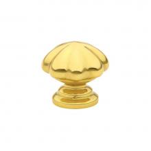 Emtek 86121US10B - Melon Cabinet Knob, 1'', US10B