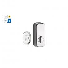 Emtek EMP8458US10B - EMPowered Upgrade, Saratoga Deadbolt, Sgl, US10B