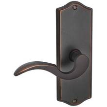 Emtek 8010SQUUS10B - Passage, Sideplate Locksets Colonial Non-Keyed 7-1/8'', Square Knob, US10B