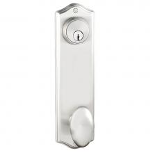 Emtek 8990ASUS10B - Passage Single Keyed, Sideplate Locksets Colonial 5-1/2'' Center to Center Keyed, Astori