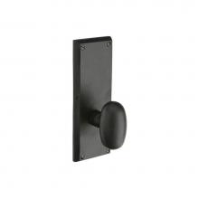 Emtek 72013WCTWB - Privacy, Sideplate Locksets Rectangular Non-Keyed 7'', Winchester Knob, TWB