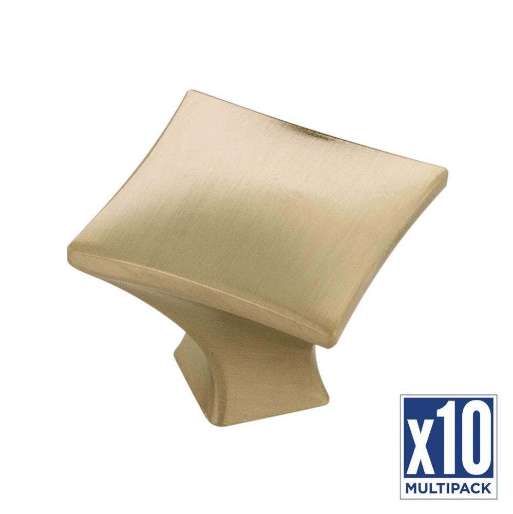 Knob 1-1/4 Inch Square (10 Pack)