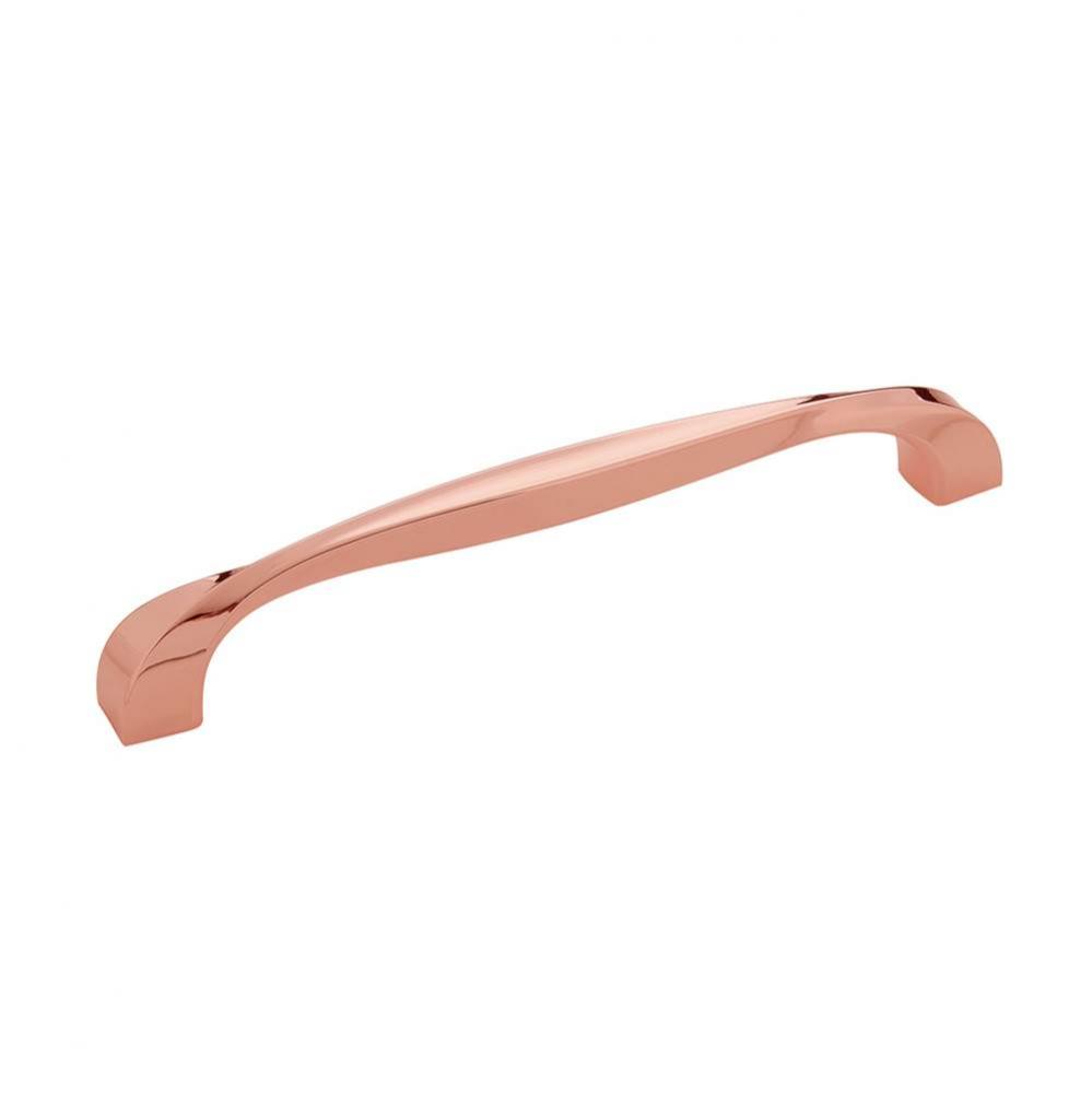 Twist Collection Pull 160mm C/C Polished Copper Finish