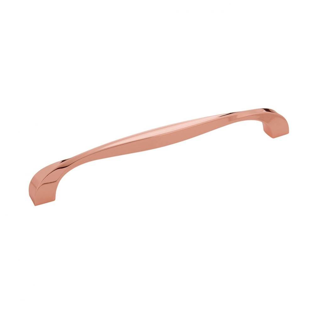 Twist Collection Pull 192mm C/C Polished Copper Finish