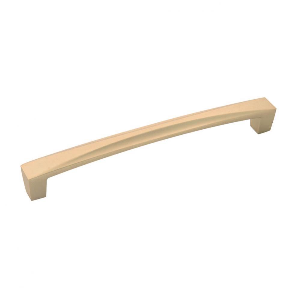 Crest Collection Pull 160mm C/C Flat Ultra Brass Finish
