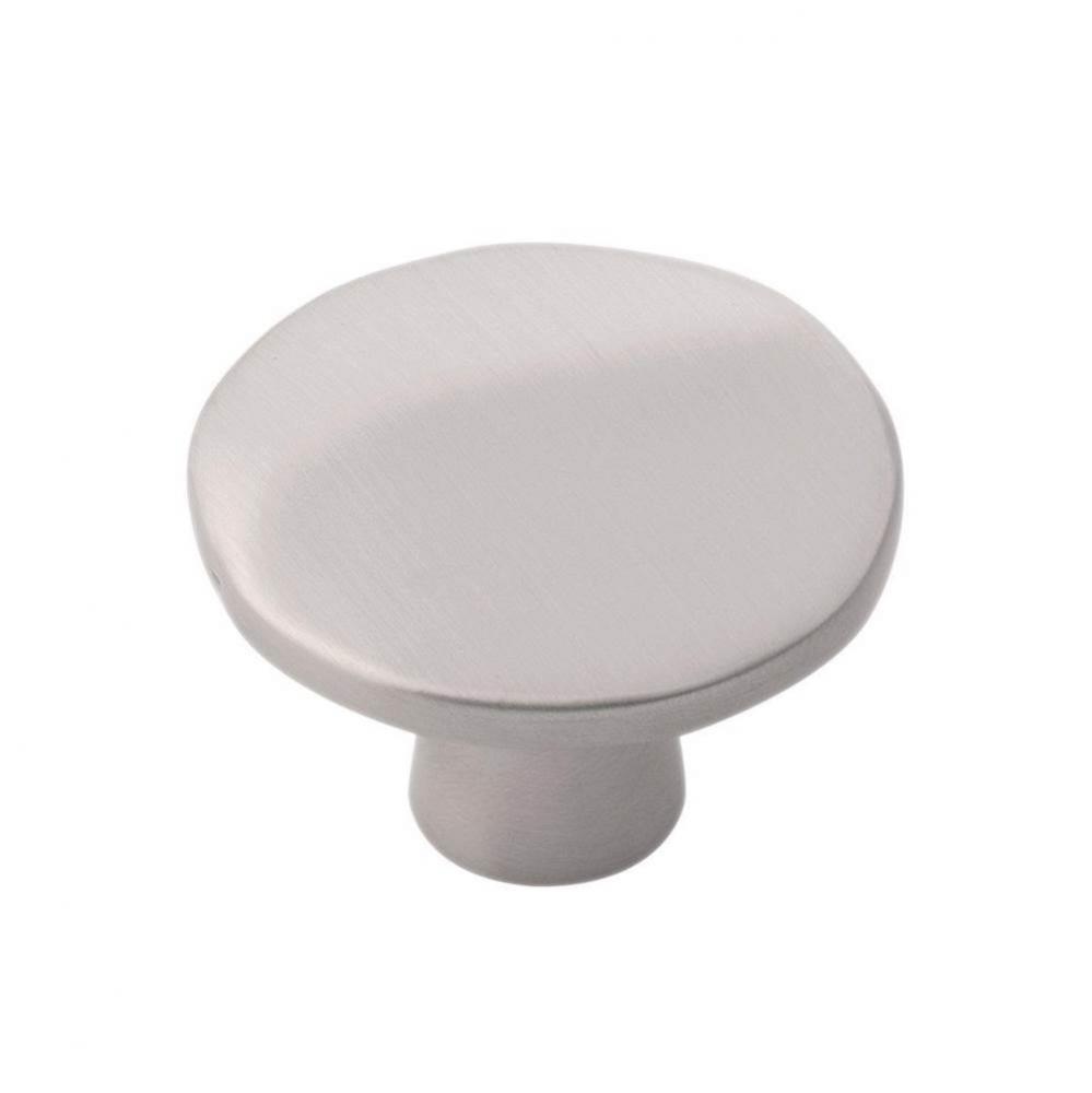 Willow Collection Knob 1-3/8&apos;&apos; Diameter Satin Nickel Finish