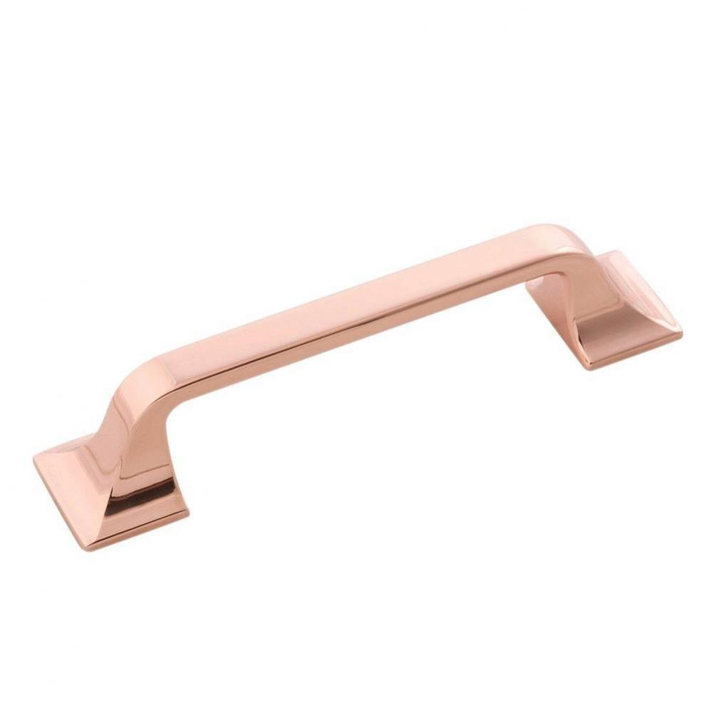 Forge Collection Pull 96mm C/C Polished Copper Finish