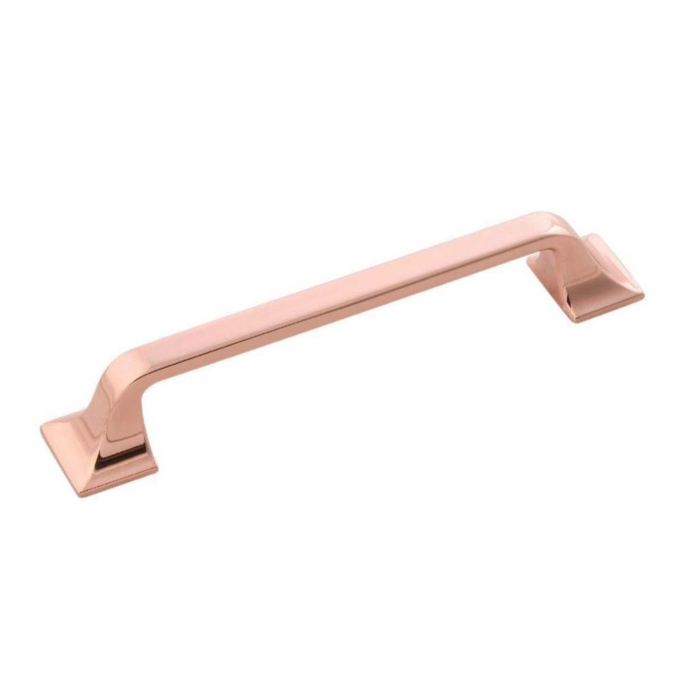 Forge Collection Pull 128mm C/C Polished Copper Finish