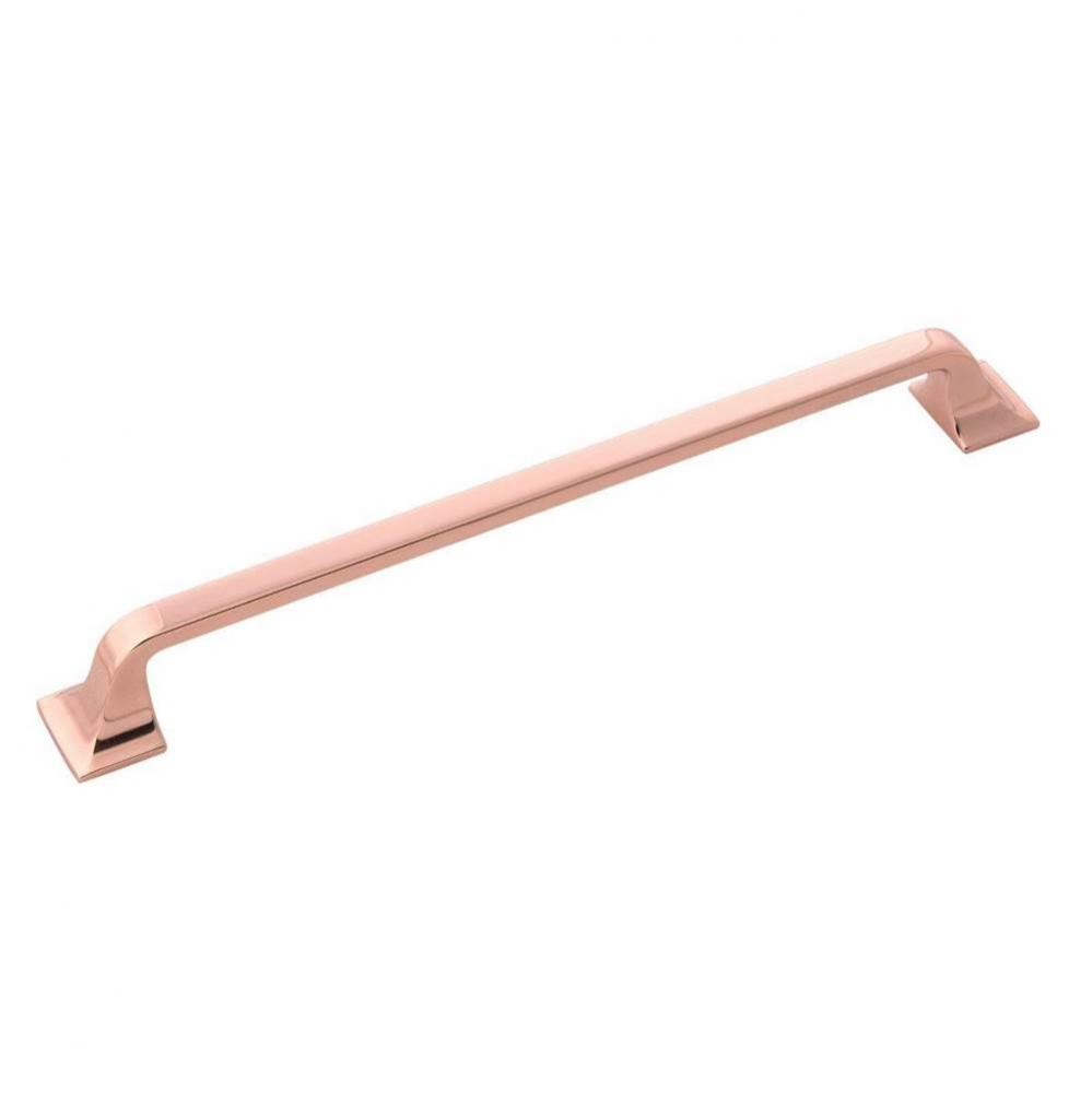 Forge Collection Pull 224mm C/C Polished Copper Finish