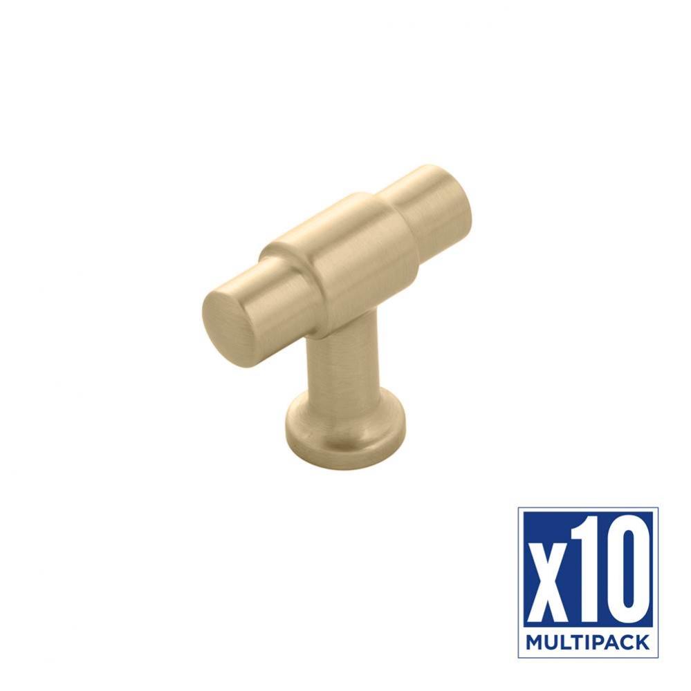 T-Knob 1-5/8 Inch x 5/8 Inch (10 Pack)