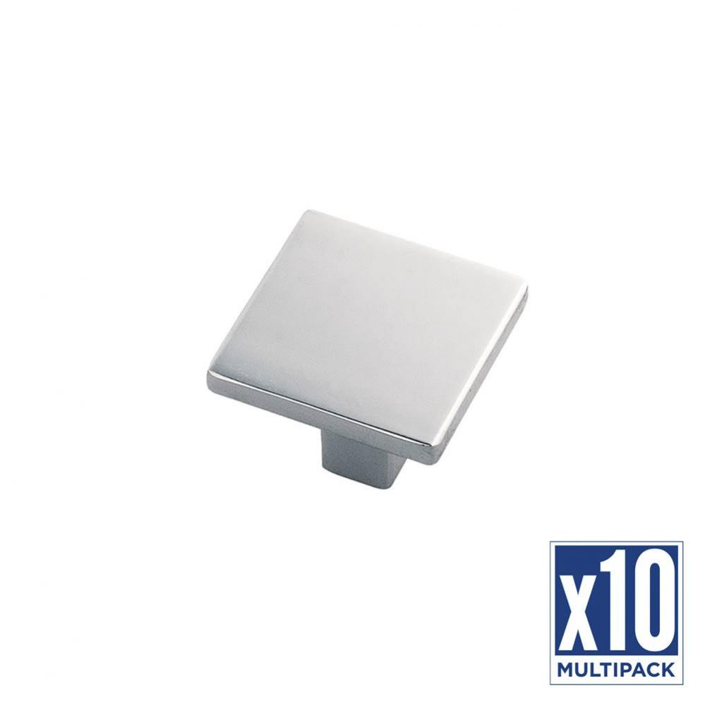 Knob 1-1/4 Inch Square (10 Pack)