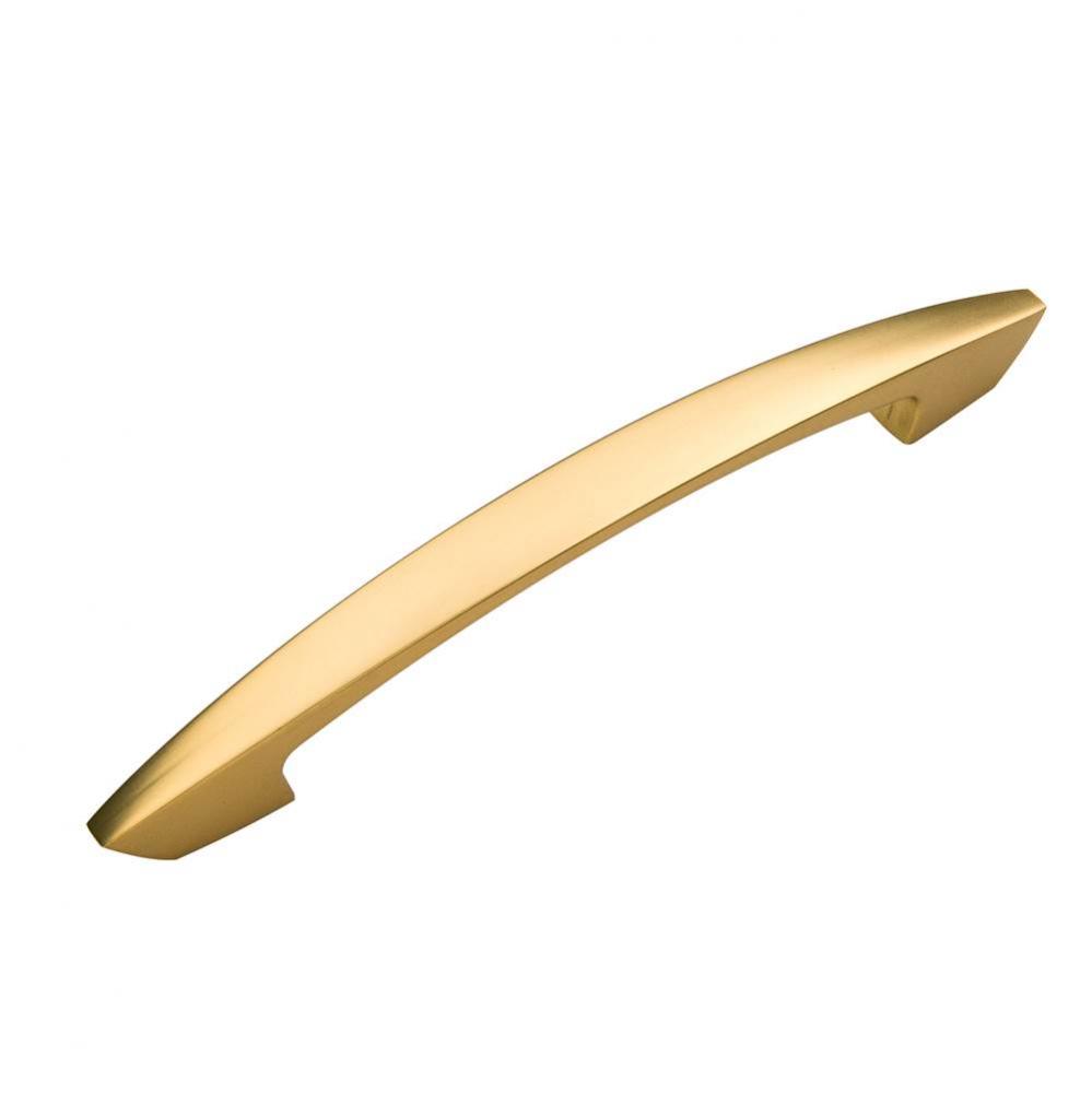 Velocity Collection Pull 128mm C/C Flat Ultra Brass Finish