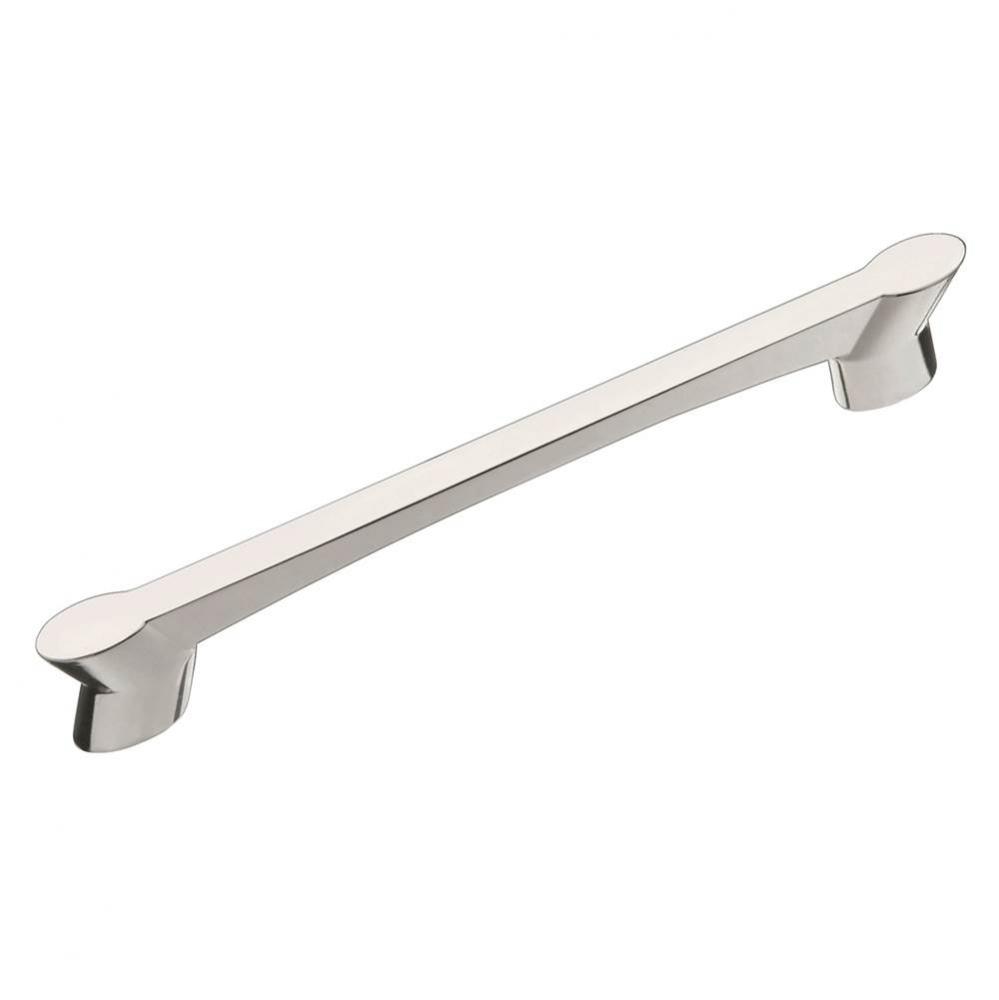 Wisteria Collection Pull 128mm C/C Polished Nickel Finish