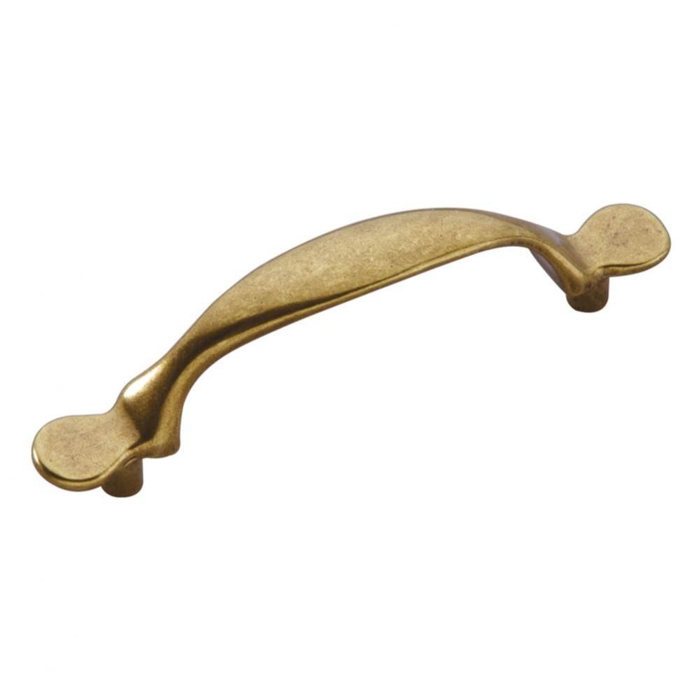 Conquest Collection Pull 3&apos;&apos; C/C Lustre Brass Finish