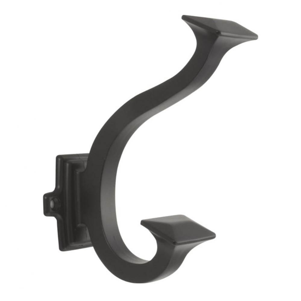Bungalow Collection Hook 1-1/2&apos;&apos; C/C Oil-Rubbed Bronze Finish