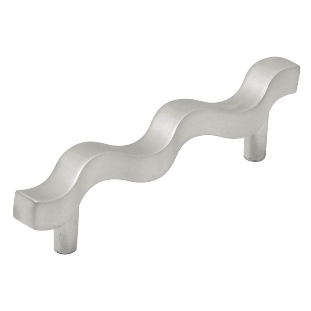 96mm Euro-Contemporary Pearl Nickel Cabinet Pull