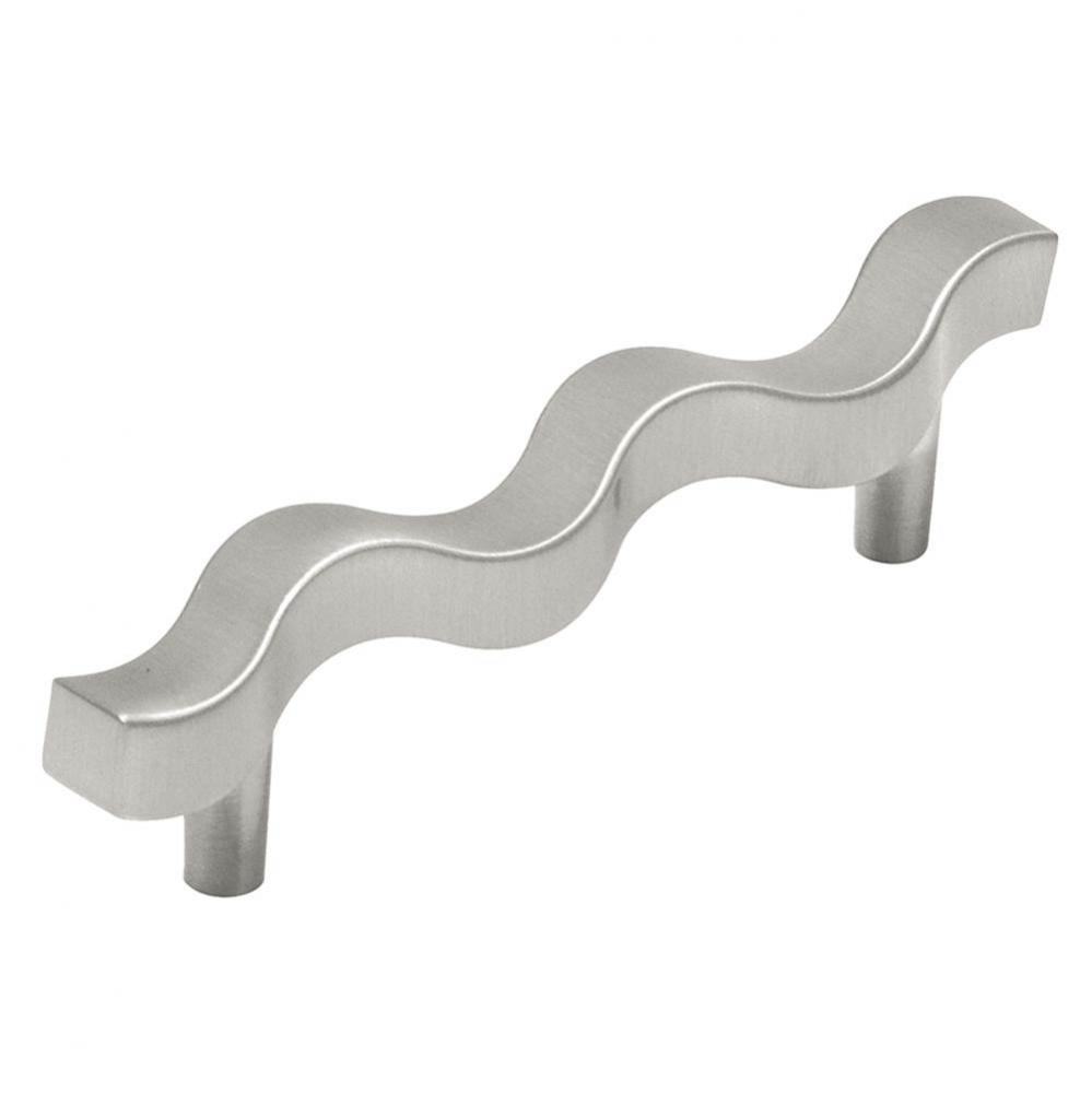 Metropolis Collection Pull 96mm C/C Satin Nickel Finish