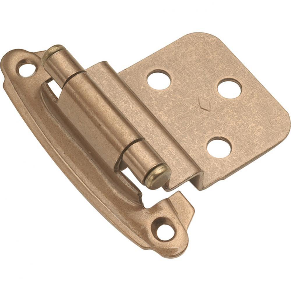Surface Self-Closing Collection Hinge SurFace Self Close Satin Bronze Finish (2 Pack)