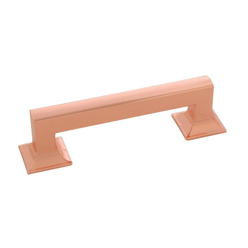 Studio Collection Pull 96mm C/C Polished Copper Finish