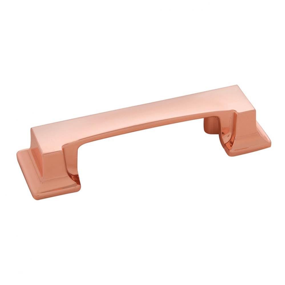 Studio Collection Cup Pull 3&apos;&apos; &amp; 96mm C/C Polished Copper Finish